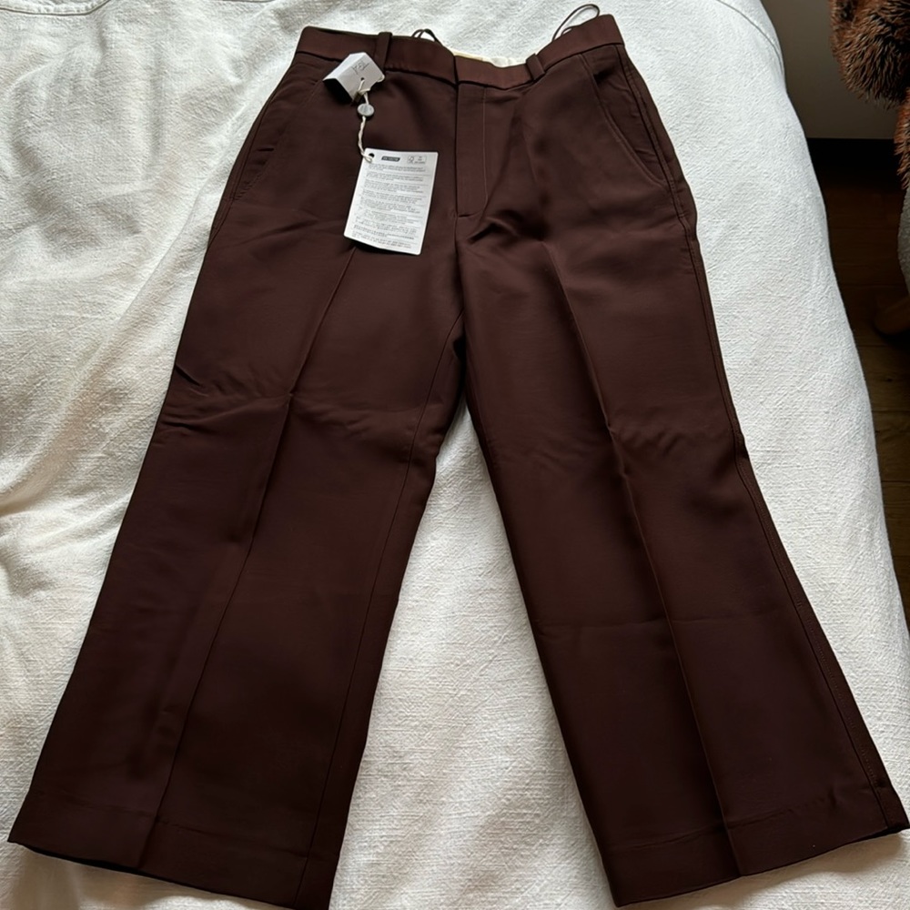 NWT KHAITE Alexander Cropped Trousers